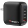 Зарядно устройство Verbatim Mini GaN Charger 100W 4 Port US plug with EU and UK adaptors