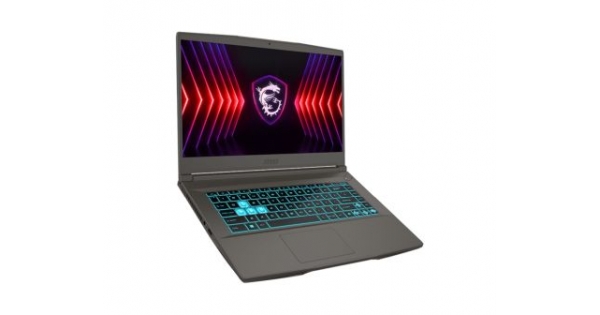 Лаптоп MSI Thin 15 A B7VF, AMD Ryzen 5 7535HS (6C/12T, up to 4.55GHz, 16MB L3), GeForce RTX 4060 8GB GDDR6 233 AI TOPS, 15.6