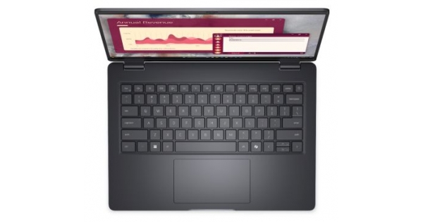 Лаптоп Dell Pro 14 PC14250, Intel Ultra 7 265U vPro (12 TOPS NPU, 12 cores, up to 5.3 GHz), 14