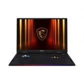 Лаптоп MSI Raider A18 HX A9WJG, NVIDIA GeForce RTX 5090 24GB GDDR7 1824 AI TOPS, AMD Ryzen 9 9955HX3D (16C/32T Up to 5.4 GHz, 128 MB L3), 18