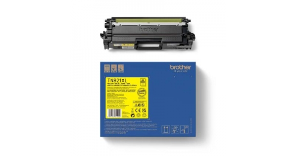 Консуматив Brother TN-821XLY Yellow Toner Cartridge High Yield-2