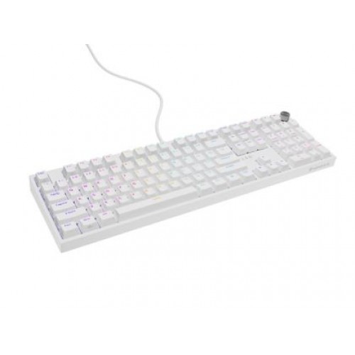 Клавиатура Genesis Mechanical Gaming Keyboard Thor 404 White RGB Backlight Gateron Yellow Pro, US Layout-1