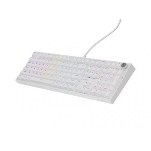 Клавиатура Genesis Mechanical Gaming Keyboard Thor 404 White RGB Backlight Gateron Yellow Pro, US Layout-5