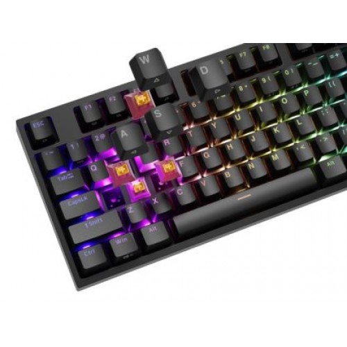 Клавиатура Genesis Mechanical Gaming Keyboard Thor 404 Black RGB Backlight Outemu Peach Silent, US Layout-6