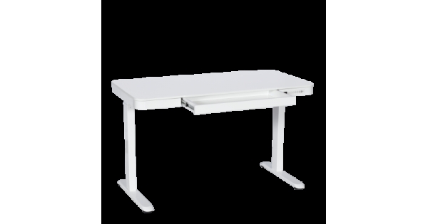 Ергономично регулируемо бюро Carmen CR-118 E - бяло-2