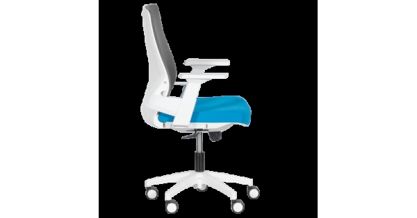 Работен офис стол Carmen 7547 - син-сив-3