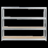 Метален стелаж MEGA 177x240x45 см, до 450 кг на рафт - цинк
