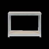 Метален стелаж MEGA 87x160x60 см, до 600 кг на рафт - цинк