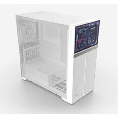 Кутия за компютър Valkyrie VK02 LCD White