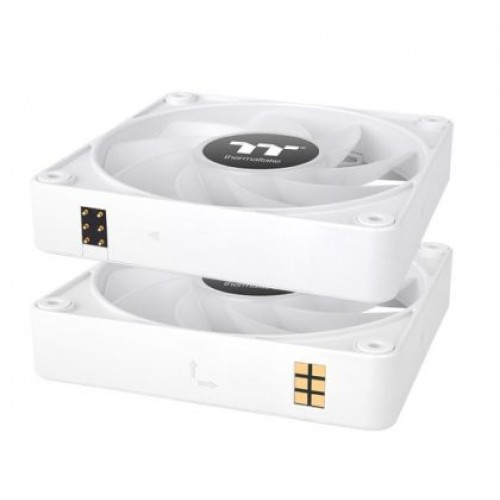 Вентилатор Thermaltake CT140 EX Reverse ARGB Sync PC Cooling Fan 3 Pack Magnetic Connect White-1