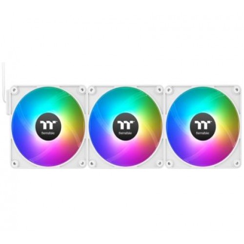 Вентилатор Thermaltake CT140 EX Reverse ARGB Sync PC Cooling Fan 3 Pack Magnetic Connect White-2