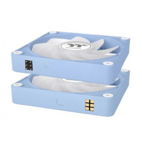 Вентилатор Thermaltake CT140 EX Reverse ARGB Sync PC Cooling Fan 3 Pack Magnetic Connect Hydrangea Blue-2