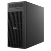 Работна станция Dell Pro Max Tower T2 FCT2250, Intel Core Ultra 7 265 (30 MB cache, 20 cores,  1.8 GHz to 5.3GHz), 16GB: 1 x 16 GB, DDR5, 5600 MT/s, 512GB SSD PCIe M.2, Integrated Graphics, Bulgarian Keyboard&Mouse, 1500W, Win 11Pro, 3Y PS