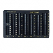 Монетник за EU монети Черен