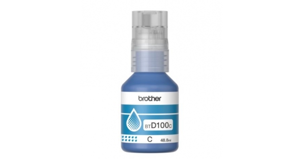 Консуматив Brother BT-D100C Cyan Ink Bottle