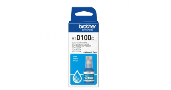 Консуматив Brother BT-D100C Cyan Ink Bottle-1