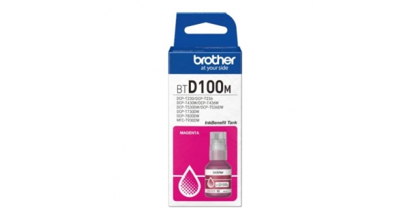 Консуматив Brother BT-D100M Magenta Ink Bottle-1