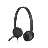 Слушалки Logitech H340 USB Computer Headset, Black