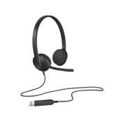 Слушалки Logitech H340 USB Computer Headset, Black