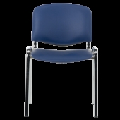 Посетителски стол Carmen 1135-1 LUX - тъмносин SC