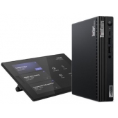 Конферентни решения Lenovo ThinkSmart Tiny Kit+VESA Mount Intel Core i3-13100T (up to 4.2GHz, 12MB), 2x 8GB DDR4-3200, 256GB SSD, Intel UHD Graphics, WLAN, BT, ThinkSmart Controller, Win11 IoT Enterprise for Collaboration, 1Y Premier Support