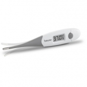 Термометър Beurer FT 16/1 clinical thermometer, Contact-measurement technology, Display in °C, Result after just 10 sec, Protective cap; Waterproof, white