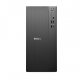 Настолен компютър Dell Tower ECT1250, Intel Core i3 14100 (12 MB cache, 4 Cores, up to 4.7GHz), 8GB, 8GBx1, DDR5, 4800MT/s, 512GB SSD PCIe M.2, Intel UHD Graphics 730, Wi-Fi 6, Keyboard&Mouse, 180W,  Ubuntu, 3Y BO