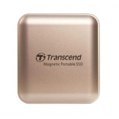 Твърд диск Transcend 1TB, External SSD, ESD420G, USB 20Gbps, Type C, Magsafe, Champagne Gold
