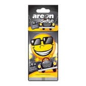 Ароматизатор за кола Ареон Smile Черен Кристал, хартиен