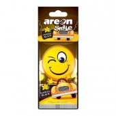 Ароматизатор за кола Ареон Smile Черна Ванилия, хартиен