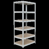 Метален стелаж STAR 213x90x60 см, до 250 кг на рафт - цинк