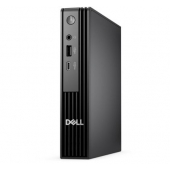 Настолен компютър Dell Pro Micro QCM1250, Intel Core Ultra 5 235 (13 TOPS NPU, 14 cores, up to 5.0GHz), 16 GB: 1 x 16 GB, DDR5, up to 5600 MT/s, 512GB SSD, Integrated Graphics, Wi-Fi 6E, Bulgarian Keyboard&Mouse, 90W, Win 11Pro, 3Y PS