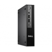 Настолен компютър Dell Pro Micro Plus QBM1250, Intel Core Ultra 5 235 (13 TOPS NPU, 14 cores, up to 5.0GHz), 16 GB: 1 x 16 GB, DDR5, up to 5600 MT/s, 512GB SSD TLC, Integrated Graphics, Wi-Fi 6E, Bulgarian Keyboard&Mouse, 180W, Ubuntu, 3Y PS