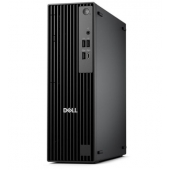 Настолен компютър Dell Pro Slim QCS1250, Intel Core Ultra 5 235 (13 TOPS NPU, 14 cores, up to 5.0GHz), 16GB: 1 x 16GB, DDR5, up to 5600 MT/s, 512GB SSD, Integrated Graphics, Wi-Fi 6E, Bulgarian Keyboard&Mouse, 180W, Win 11 Pro, 3Y PS