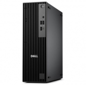 Настолен компютър Dell Pro Slim QCS1255, AMD Ryzen 5 8600G (16 TOPS NPU, 6 cores, up to 5.0GHz), 16 GB: 2 x 8 GB, DDR5, up to 4800 MT/s, 512GB SSD, Integrated Graphics, Wi-Fi 6, Bulgarian Keyboard&Mouse, 180W, Win 11 Pro, 3Y PS