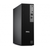 Настолен компютър Dell Pro Slim QCS1255, AMD Ryzen 7 8700G (16 TOPS NPU, 8 cores, up to 5.1GHz), 16 GB: 2 x 8 GB, DDR5, up to 4800 MT/s, 512GB SSD, Integrated Graphics, Wi-Fi 6, Bulgarian Keyboard&Mouse, 180W, Ubuntu, 3Y PS