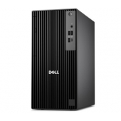 Настолен компютър Dell Pro Tower QCT1250, Intel Core Ultra 5 235 (13 TOPS NPU, 14 cores, up to 5.0GHz), 16GB: 1 x 16GB, DDR5, up to 5600 MT/s, 512GB SSD, Integrated Graphics, 8x DVD+/-RW, Bulgarian Keyboard&Mouse, 180W, Ubuntu, 3Y PS