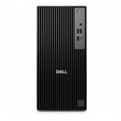Настолен компютър Dell Pro Tower QCT1250, Intel Core Ultra 5 235 (13 TOPS NPU, 14 cores, up to 5.0GHz), 16GB: 1 x 16GB, DDR5, up to 5600 MT/s, 512GB SSD, Integrated Graphics, 8x DVD+/-RW, Bulgarian Keyboard&Mouse, 180W, Ubuntu, 3Y PS