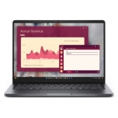 Лаптоп Dell Pro 14 PC14250, Intel Ultra 7 265U vPro (12 TOPS NPU, 12 cores, up to 5.3 GHz), 14, FHD+, 300 nit, 45% NTSC, AG, 16 GB: 1 x 16 GB, DDR5, 5600 MT/s, 512 GB SSD, Integrated Intel graphics, FHD HDR + IR Cam, Wi-Fi 6E,  Backlit Kb, Ubuntu, Platinu