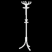 Закачалка за дрехи Carmen 128 - бял Закачалка за дрехи Carmen 128 - бял