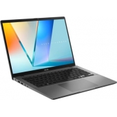 Лаптоп Asus Vivobook S M3407KA-SF030,AMD Ryzen 5 AI,14.0 OLED WUXGA(WU) 1920X1200 16:10 Bend+300nits Glare DCI-P3:95% Glare 60 Hz,16GB DDR5 (on BD),1TB SSD,Backlit Chiclet Keyboard with Num-key, No OS, Matt Grey, AI PC +Backpack