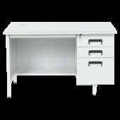 Метално бюро Carmen CR-1317 L - сиво