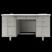 Метално бюро Carmen CR-1319 L - сиво