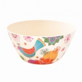 Еко купа от бамбук кръгла Бохо S