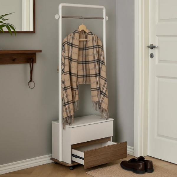 Закачалка с шкаф PASAU - капучино-1