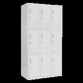 Метален шкаф Carmen CR-1274 J - сив