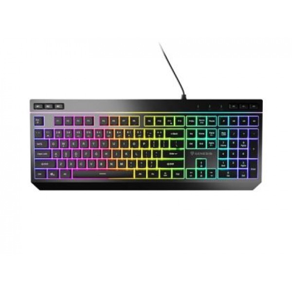 Клавиатура Genesis Gaming Keyboard Rhod 530 Rgb Backlight Us Layout Programmable