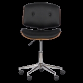 Работен офис стол Carmen 6403 - орех - черен