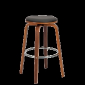 Бар стол Carmen 4030 - орех/черен