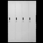 Метален шкаф Carmen CR-1242-4 J - сив